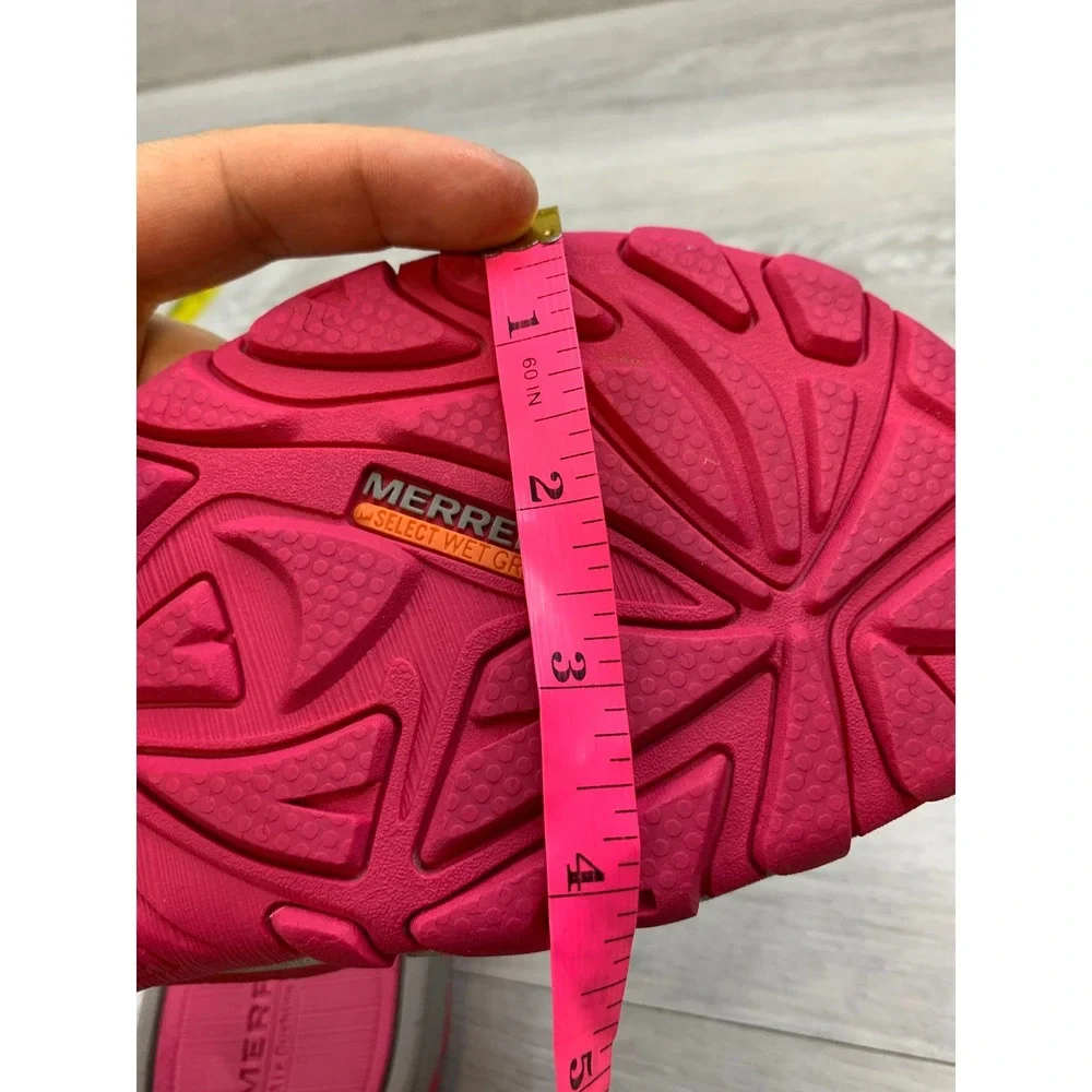 Merrell Terran Post II Rose Pink Grey Sandals Women's 10 Thong Flip Flop Shoes